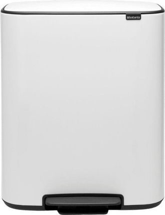 Brabantia Cubos De Basura Cocina Brabantia 60 Litros Acero Blanco
