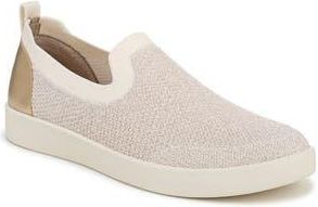 Vionic Elda Knit Slip-On Sneaker in Cream Metallic Knit at Nordstrom Rack, Size 7.5