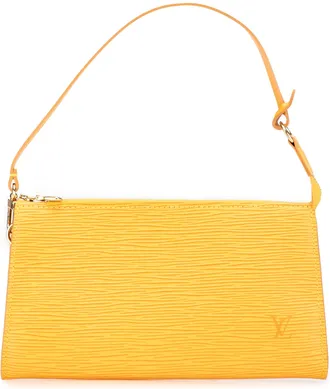 Louis Vuitton Pre-owned Womens Pochette Epi Leather Shoulder Bag - Gold - One Size