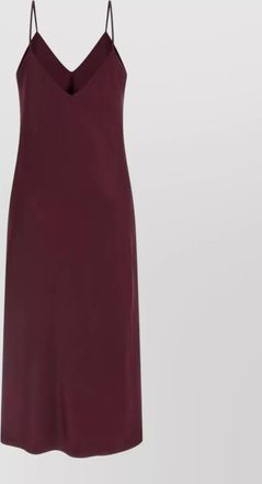 Norma Kamali satin midi slip dress