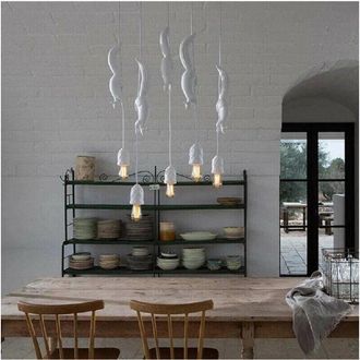 Trade Shop Trade Shop Traesio - Trade Shop - Lampadario a Forma Di Scoiattolo Lampada Decorativa Sospensione Attacco E27 A57