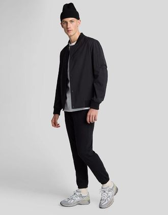 Lyle & Scott Mens Ribbed Waistband Sweatpants - Black - Size: XL