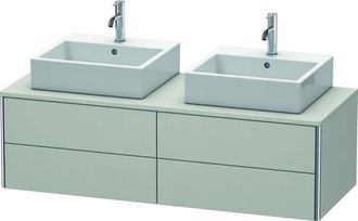 Duravit Duravit - Meuble Sous-lavabo Xsquare 140,0 X 54,8 Cm, 4 Tiroirs