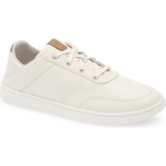 Olukai Puakea Convertible Waterproof Sneaker in White Sand /Tan at Nordstrom, Size 6.5