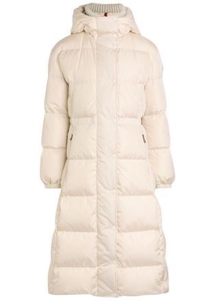Moncler Chamer Padded Nylon Coat - Beige - 2 (UK 12 / M)