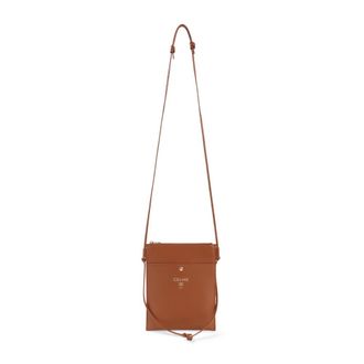 Celine Sharp Pouch - female - CELINE - Cross Body Bags - Brown - ONE SIZE - Bags