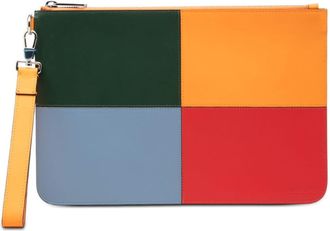 Burberry Pre-owned Burberry Leather Colorblock Clutch Ladies 1MR8SARXZY89FLGV