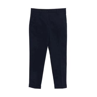 Aspesi Chinos in Cotone Sartoriali - - Trousers - Donna - Blu - XS