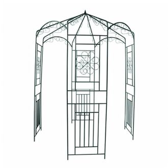 Berkfield Home Garden Arch 250 cm Dark Green