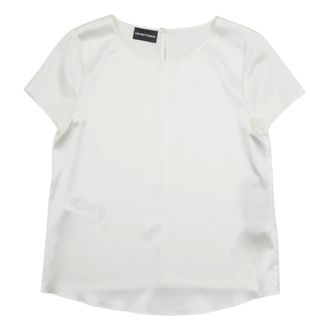 Emporio Armani Blouses, female, White, Size: 2XS Blouses