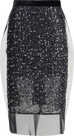 sacai Sequin Embroidery Skirt
