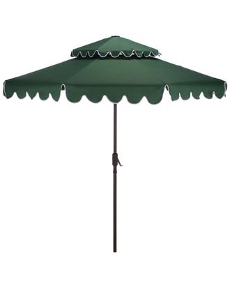 Safavieh Valance 9Ft Doubletop Umbrella
