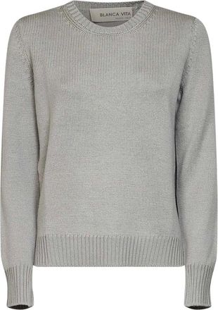 Blanca Vita Mujer, Jerseys, Gris, Talla: XL