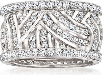 Ross-Simons CZ Eternity Band in Sterling Silver