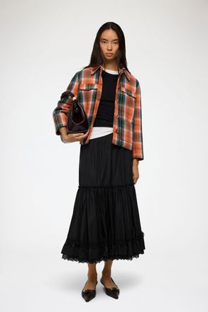 Ganni Skirt in Black Nylon - Size 34