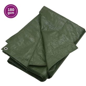vidaXL Lona Hdpe Verde 180 G/m&sup2; 8x12 M Vidaxl