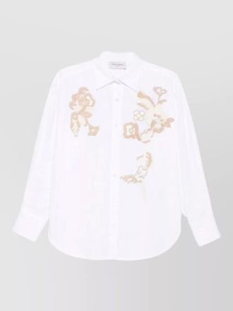 Ermanno Scervino embroidered cotton shirt