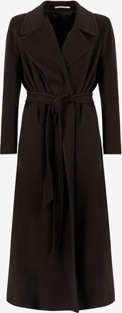 Tagliatore Langer Kaschmir- und Wollmantel mit G&uuml;rtel Melody