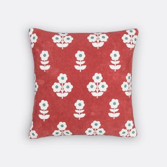 La Redoute Interieurs Geborduurd kussenhoes 40x40 cm, Malanis