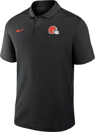 Nike Cleveland Browns Logo Victory Nike Mens Dri-FIT NFL Polo in Black | 035800A9I-R0T