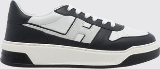 Hogan Sneakers bicolore in pelle di vitello con logo H a contrasto e suola platform