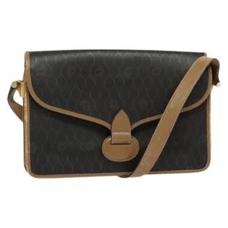 Dior Pre-owned Cross Body Bags, female, Brown, Size: ONE SIZE Pre-owned Vintage Plastic Shoulder Bag