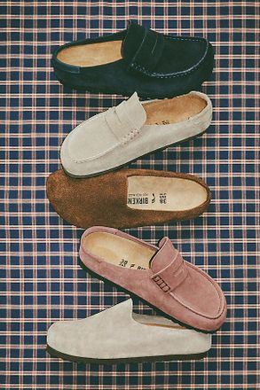 Birkenstock Amsterdam Suede Clogs