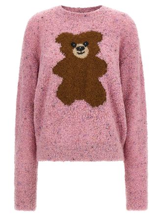 Moschino Multicolor Virgin Wool Womens Cardigan