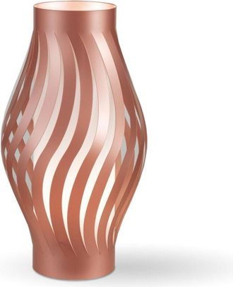 Linea Zero Lampada Da Scrivania-Ufficio Moderna Helios Polilux Rame 1 Luce E27