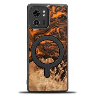 OEM Funda Bewood Unique Para Motorola Edge 40 - Naranja Con Magsafe