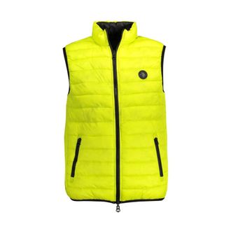 U.S.Polo Association U.S. Polo Assn., Waistcoats, male, Yellow, L, Yellow Reversible Sleeveless Men Jacket