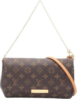 Louis Vuitton Pre-owned Cross Body Bags, female, Brown, Size: ONE SIZE Pre-owned Favorite MM Shoulder Bag