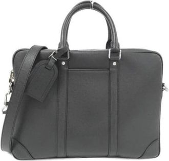 Louis Vuitton Vintage, unisex, Zwart, ONE Size, Leer, Pre-owned Handbag