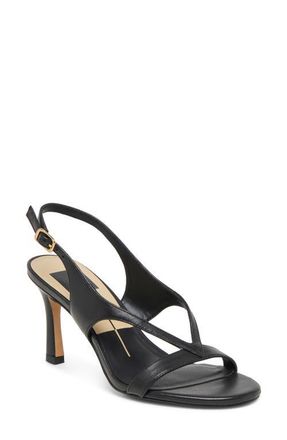 Dolce Vita Izela Slingback Sandal in Black Leather at Nordstrom, Size 9.5