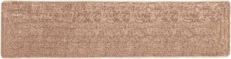 vidaXL Pasillo De Alfombra Marsa Marr&oacute;n 80 X 300 Cm Poli&eacute;ster Y Pvc Vidaxl