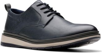 Clarks Mens Chantry Lo Shoes, Color Navy Leather, Size: 11 UK