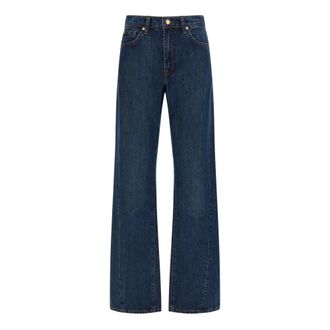 7 For All Mankind Jeans, Dames, Blauw, W25, Katoen, Twisted Tess September Straight Leg Jeans