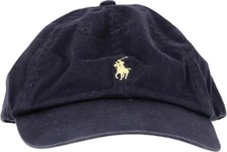 Ralph Lauren Pre-owned Accessories, male, Blue, Size: ONE SIZE Pre-owned Cotton hats