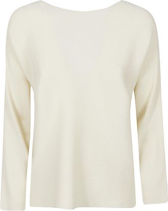 Liviana Conti Ribbed Viscose Sweater