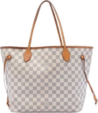 Louis Vuitton Pre-owned Tote Bags, female, White, Size: ONE SIZE Pre-owned Neverfull MM