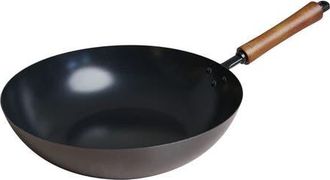 Joyce Chen Carbon Steel Ceramic Nonstick Stir Fry Pan in Black at Nordstrom, Size Medium