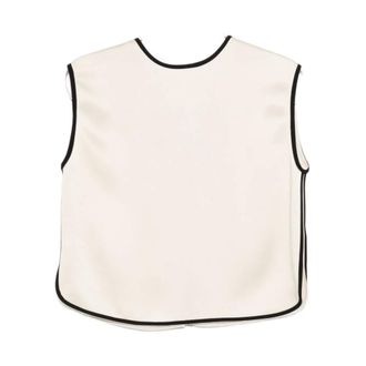 Forte_Forte Sleeveless Tops, female, White, Size: L My Top Beurre