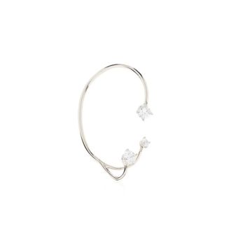 Panconesi Three Point Ear Cuff - Dames - Oorbellen - Grijs - ONE Size - Accessoires