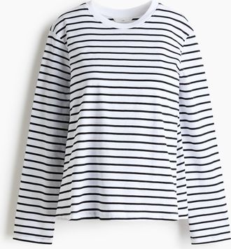 H&M MAMA Stillshirt aus Baumwolle - White