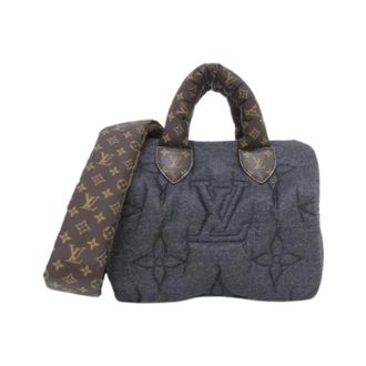 Louis Vuitton Pre-owned Boston tas - Dames - Vintage Handtas - Zwart - ONE Size - Nylon - Vintage