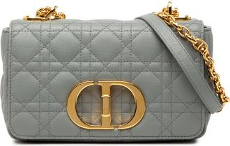 Dior Pre-owned Dior Small Calfskin Cannage Caro Crossbody 62-MA-0252