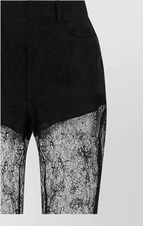 Giuseppe Di Morabito lace flared trousers
