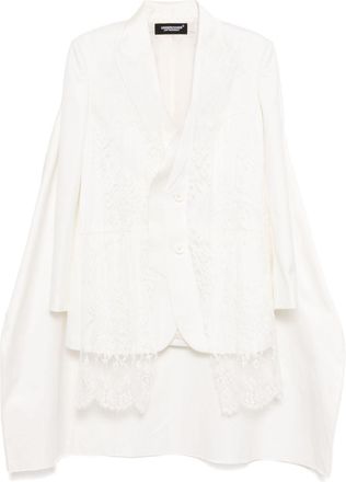 Undercover Blazer con dettagli in pizzo - Bianco