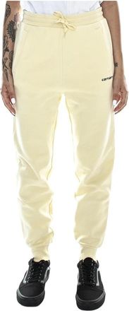 Carhartt Work in Progress Trainingsbroeken - Dames - Sweatpants - Beige - XS - Katoen - Broeken