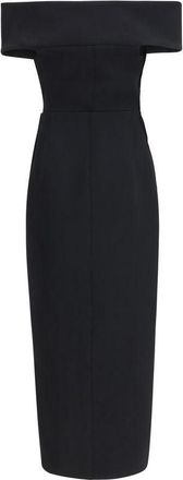 Khaite Womens Black Polyester Cocktail Dress